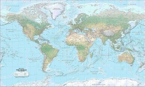 Large World Political Map World Wall Map 46 Off