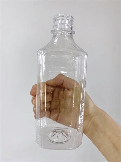 Decorado 500 Ml Transparente PET Rosca 28 410 SOLOENVASES