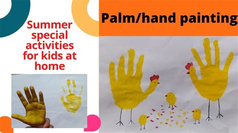 Easy Palmhandpainting For Kidshow To Make Hand Painting For Kids