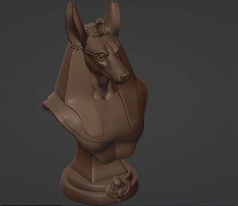 Anubis Bust D Printable Model D Model D Printable Cgtrader