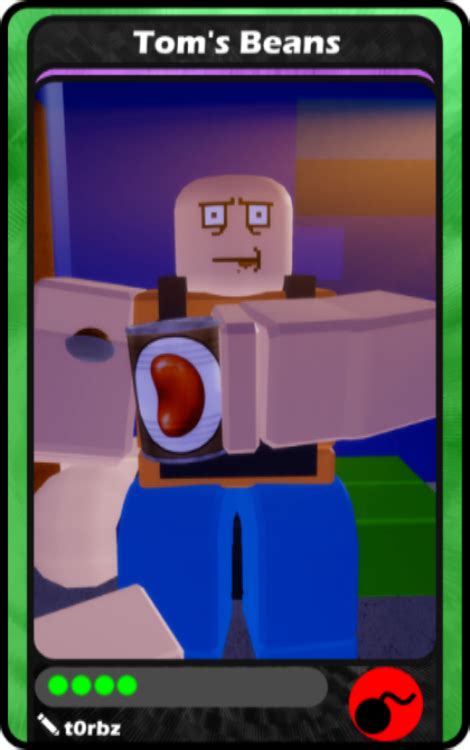 Tom's Beans | Blox Cards Wikia | Fandom