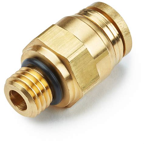 Brass Push To Connect X Metric Composite Dot Push To Connect Fitting