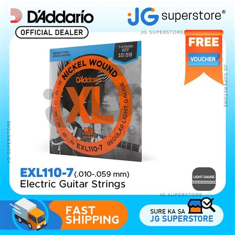 D Addario Xl Nickel Wound Regular Light Electric Guitar Strings