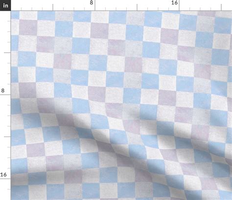 Country French Rustic Checkerboard Fabric Spoonflower