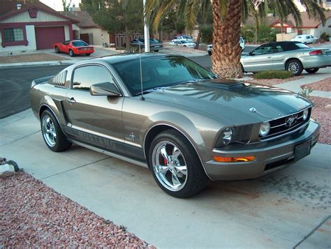 Mineral Gray 2005 Ford Mustang Custom Coupe Photo