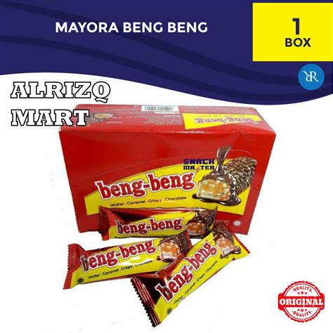 Mayora Beng Beng Wafer Pc Gm Caramel Crispy Chocolate Snack