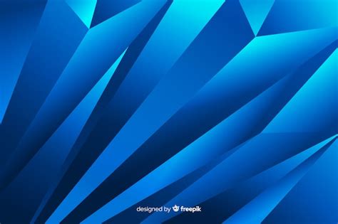 Fondo Abstracto Azul Formas Vector Gratis