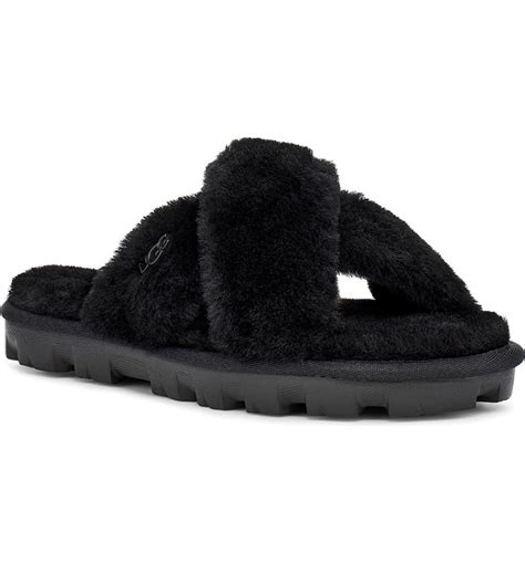 Ugg Fuzzette Genuine Shearling Slippers Selena Gomez S Fuzzy Slippers