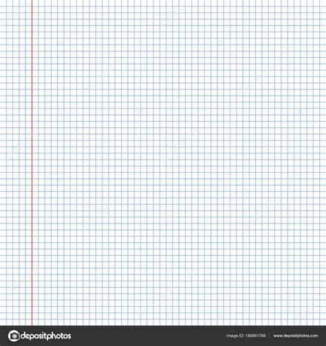 School notebook paper texture, seamless pattern. Exercise book Stock ...