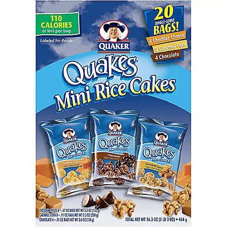 Quaker® Quakes® Mini Rice Snacks Variety - 20ct - Sam's Club