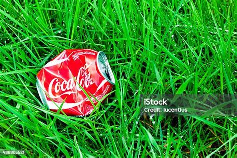 Discarded Coke Can Stock Photo Download Image Now Can Crushed