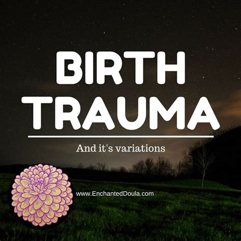 Pin On Birth Trauma