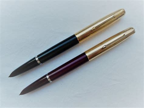 Parker 51 Lotto Di Due Penne Stilografiche In Metallo Catawiki