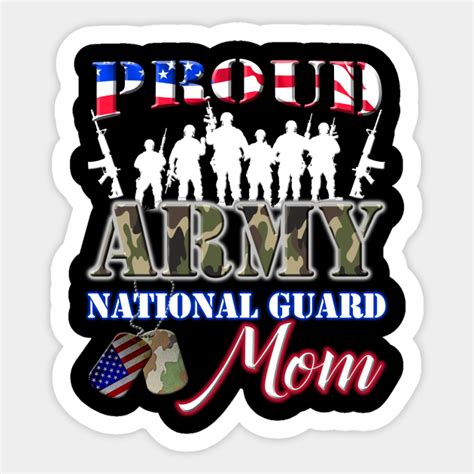 Womens Proud Army National Guard Mom Us Military T Womens Proud