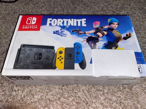 Nintendo Switch Hac Fortnite Wildcat Console Bundle