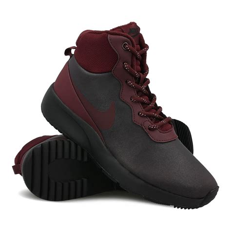 NIKE WMNS TANJUN HIGH WNTR 861672600 Bordowy Damskie Buty Lifestyle