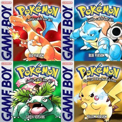 Pokemon Red Blue Green And Yellow Box Art Pok Mon Amino