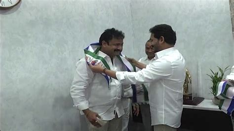 Tdp Ex Mla Panchakarla Ramesh Babu Joined Ysrcp In Presence Of Cm Ys