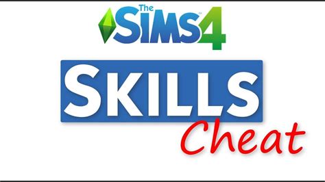 The Sims Skills Cheats Level Up Max Your Skills Cheats Youtube