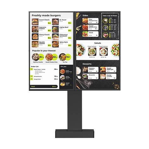 X Inch Outdoor Drive Thru Menu Boards For Restaurant