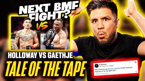 Max Holloway Vs Justin Gaethje For BMF Title Cejudo Breaks Down Epic