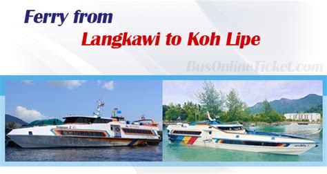 50 Offer Jetty Langkawi To Koh Lipe Ferries