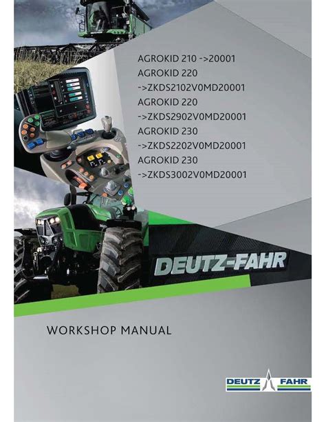 Manuel D Atelier Pdf Pour Tracteur Deutz Fahr Agrokid