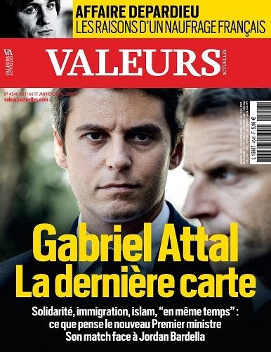 Valeurs Actuelles N Du Au Janvier T L Charger Des