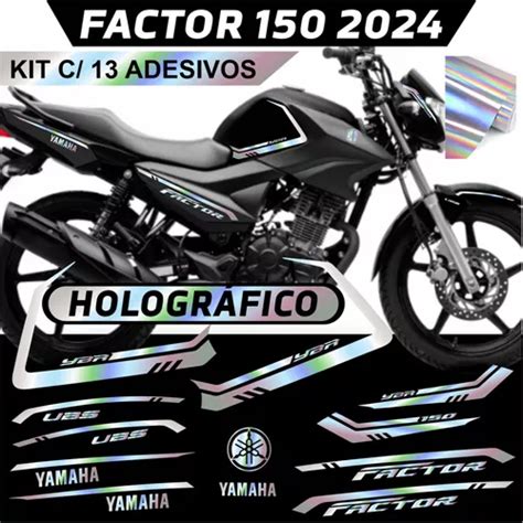 Adesivo Yamaha Factor Adesivo Hologr Fico P