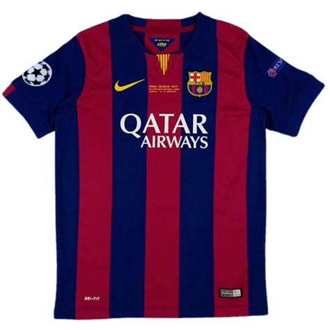 Barcelona 2014-2015 UCL Final Shirt - Rare Football Shirts