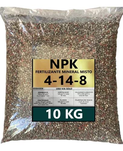 Adubo Npk Fertilizante Kg Plantas Frutas Flores Mercadolivre