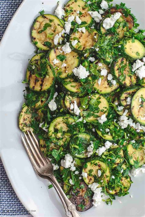 Perfect Grilled Zucchini Minutes The Mediterranean Dish