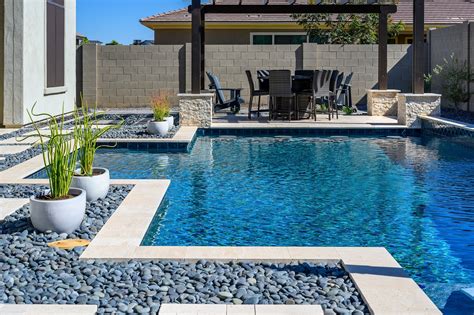 Pool Design Spotlight Bold Beautiful Backyard Symmetry — Presidential