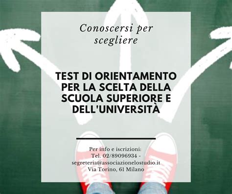 Test Di Orientamento Per La Scelta Della Scuola Superiore E Dell