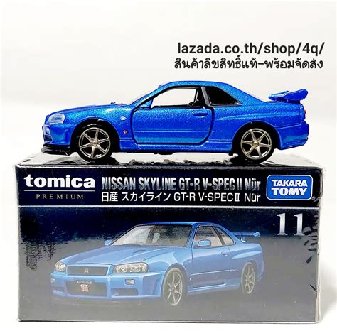 PN11Nur Tomica Premium Tomy Takara No 11 Nissan Skyline GT R R34 Nur