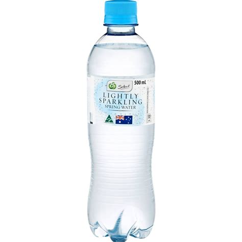 Woolworths Lightly Sparkling Spring Water 500ml Woolworths