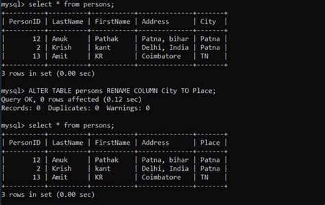 Cambiar El Nombre De La Columna En Mysql Usando Python Barcelona Geeks