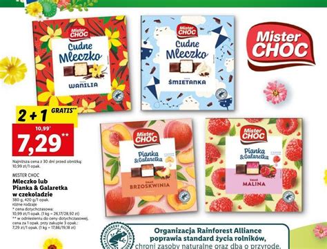 Promocja Mleczko Waniliowe Mister Choc W Lidl