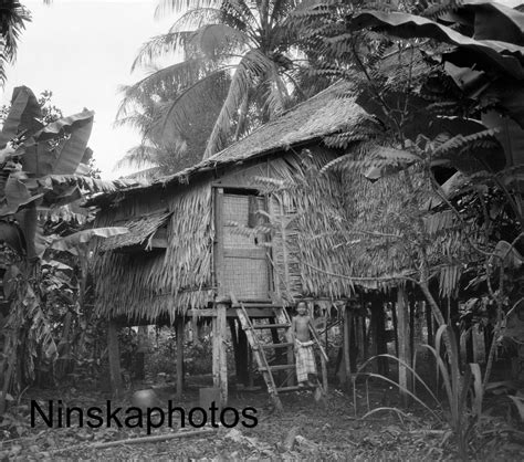 Kuching Sarawak A Malay Hut Borneo Malaysia By J Dearden Holmes