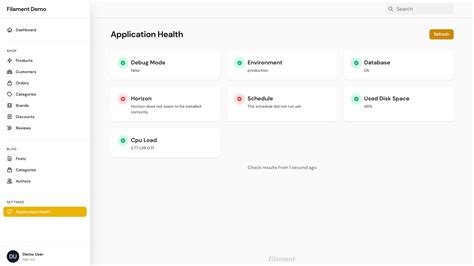 shuvroroy/filament-spatie-laravel-health - Packagist