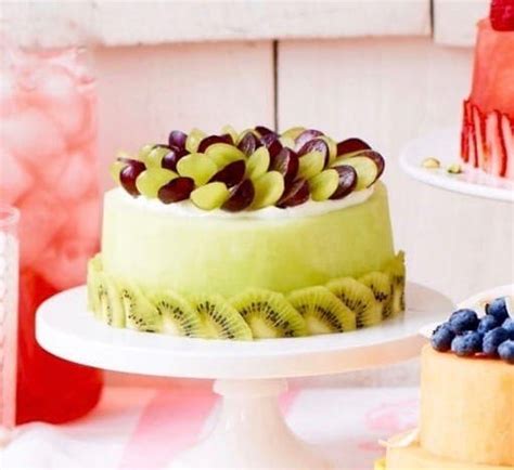 Make A Fresh Melon Cake With Watermelon Honeydew Or Cantaloupe