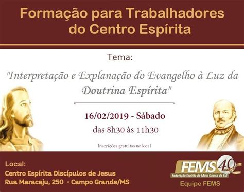 Oficina de Interpretação e Explanação do Evangelho à luz do Espiritismo