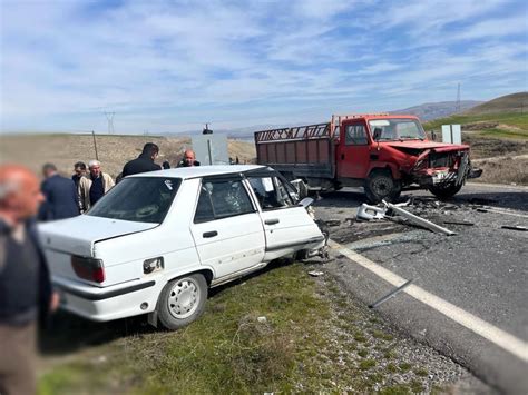 Malatya Arapgir de Trafik Kazası 1 Ölü Son Dakika