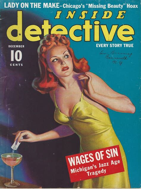 Inside Detective Pulp Covers