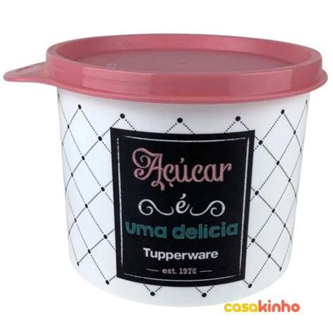 Redondinha açúcar Bistrô 500ml Tupperware Pote Magazine Luiza