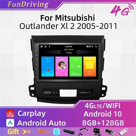 Carplay Stereo For Mitsubishi Outlander Xl 2 2005 2011 Peugeot 4007