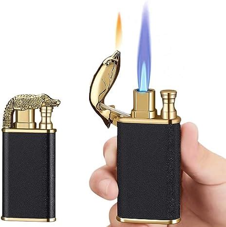 Amazon De Acboor Double Flame Feuerzeug St Cke Crocodile Lighter