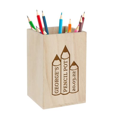 Wooden Pencil Holders