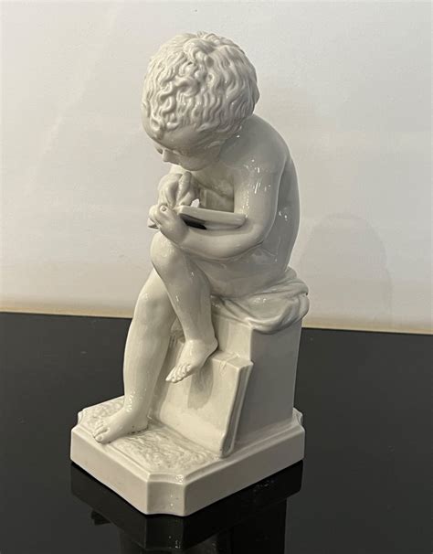 Proantic Sculpture D Apr S Antonio Canova En Porcelaine Enfant L