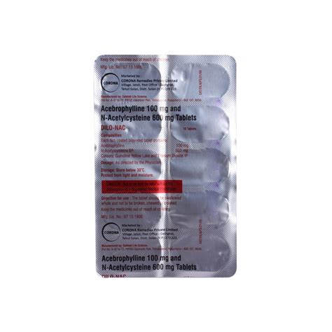 Dilo Nac Tablet 10 S Price Uses Side Effects Composition Apollo